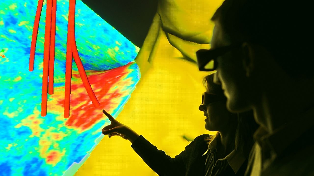 Сейсмічне зображення траєкторій свердловин показує, як можна інтегрувати різні джерела даних про геологічний розріз