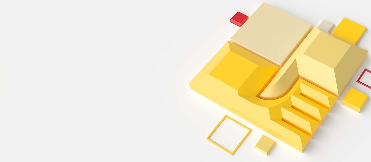 Графічний 3D-елемент складової «Створення цінності для акціонерів»