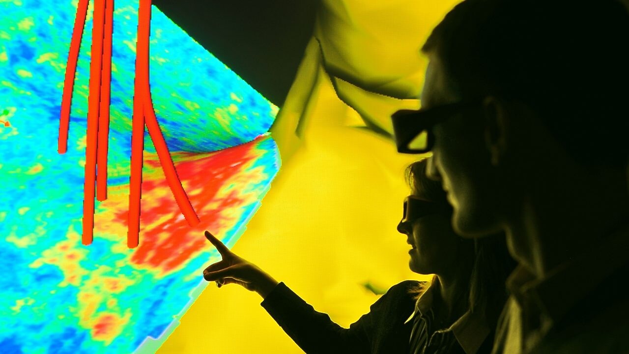 Сейсмічне зображення траєкторій свердловин показує, як можна інтегрувати різні джерела даних про геологічний розріз