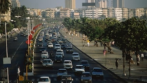 Затор на Марін Драйв у Бомбеї, Індія