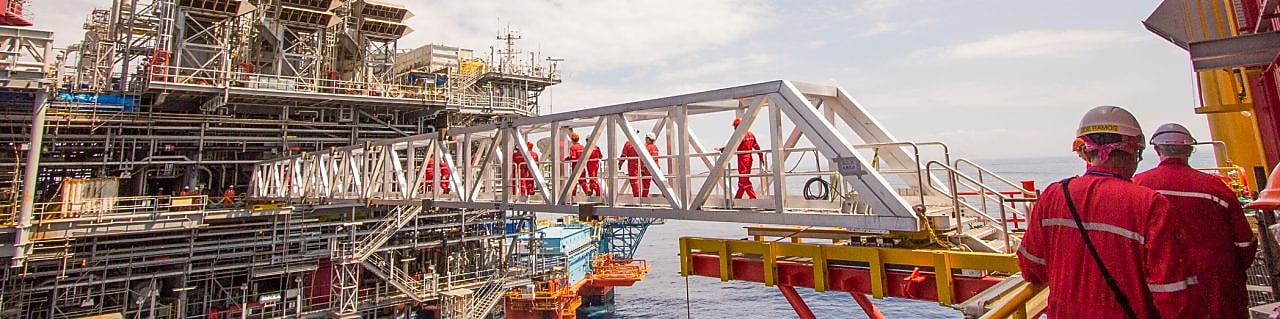 Нова платформа, побудована поруч з існуючим родовищем «Малампайя»