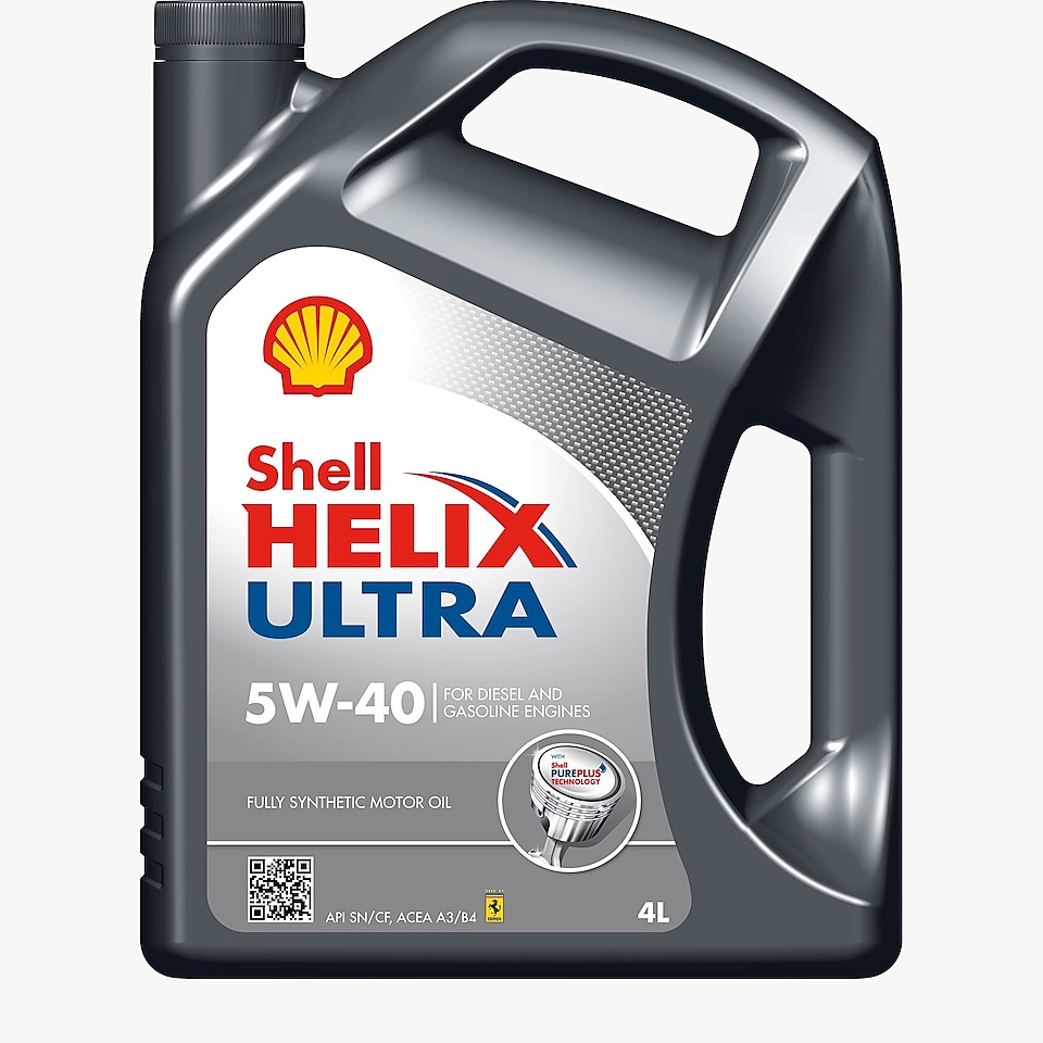 Packshot Shell Helix Ultra 5W-40